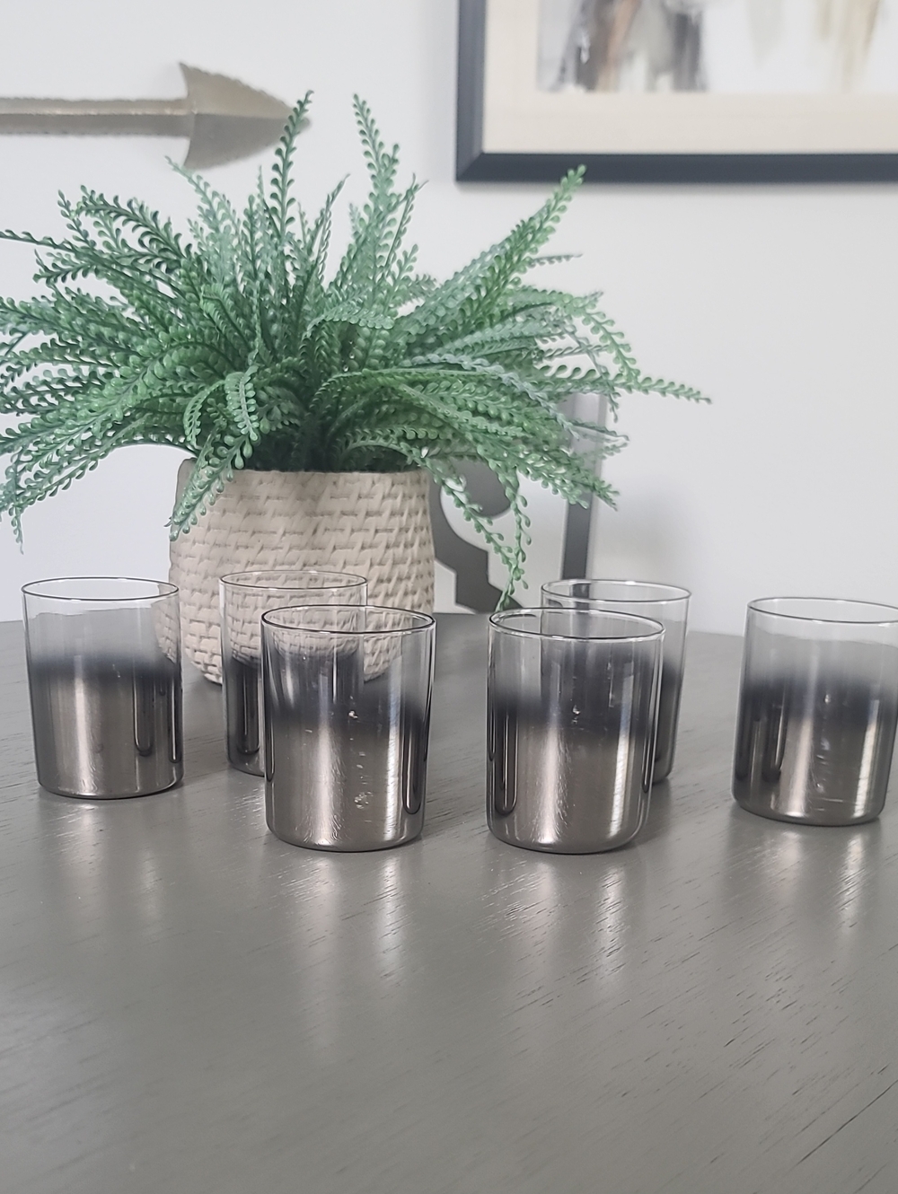 Chic & Tonic Metallic Ombre Low Ball Set Of 6